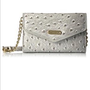 Buxton Ostrich Brights Crossbody Wallet